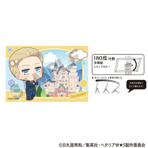 『ヘタリア World★Stars』アート缶バッジ ドイツ ちまにわ